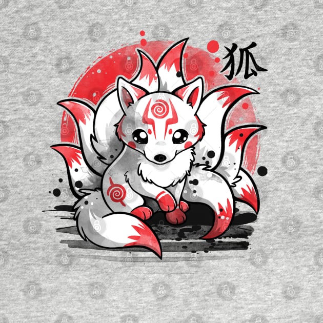 Nine tailed fox spirit by NemiMakeit